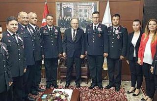 Jandarmadan Vali Tutulmaz’a ziyaret
