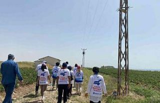 Kadınlar Van Gölü için yürümeye devam ediyor