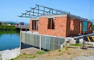 Kano Kürek Kulübü binası inşaatı yapılıyor