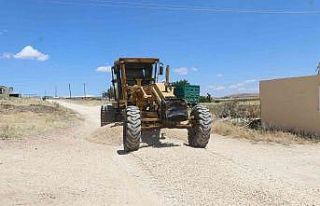 Karaköprü kırsalında üst yapı çalışmaları...
