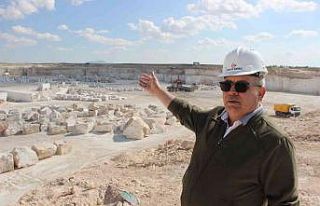 Karaman’ın traverteni dünyaya satılıyor