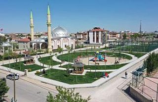 Karatay Belediyesi yeni yaptığı parklara şehitlerin...