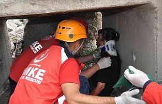 Kars’ta 6 ilin katıldığı deprem tatbikatı gerçeği...