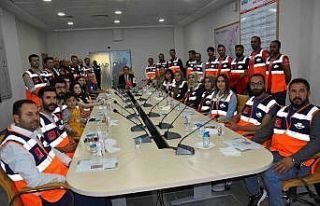 Kars’ta AFAD gönüllülerine sertifikaları verildi