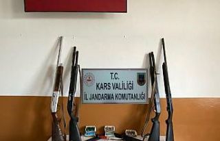 Kars’ta ruhsatsız silah operasyonu