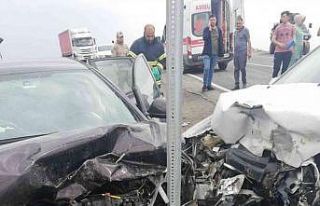 Kars’ta trafik kazası: 5 yaralı