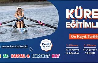 Kartal Belediyesi Kürek ve Kano Eğitimleri Başlıyor