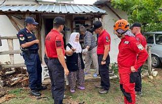 Kayıp olarak aranan yaşlı kadın kardeşinin evinde...