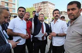 Kaymakam Çimşit çalışmaları yerinde inceledi