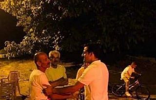 Kaymakam Tutkan vatandaşlarla bir araya geldi