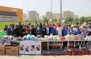 Kayseri’de ‘spor aşkı engel tanımıyor’