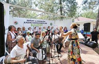 Kepez’de Huzurevi ve kadın karavancılar buluşması