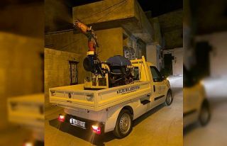 Kilis’te ilaçlama çalışmaları gece gündüz...