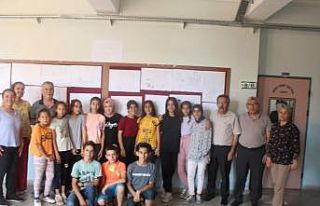 Köyceğiz’de öğrenciler karikatür atölye çalışması...