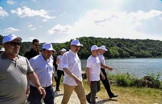 Küçük Elmalı Göletinde çevre yürüyüşü yapıldı