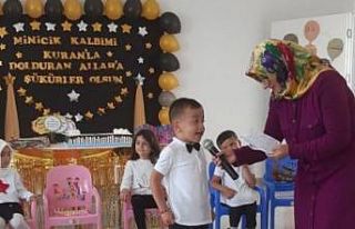 Küçük yaşta Kur’an Kerim okumayı öğrendiler