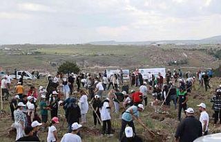 Kursiyerler hem fidan dikti hem turnuva düzenledi