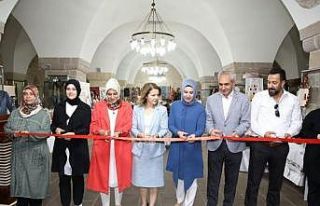 Kursiyerlerin el emeği ürünleri Kervansaray’da...