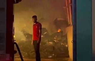 Kurulma aşamasındaki yağ fabrikası alevlere teslim...