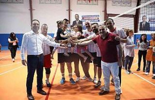 Kurumlar Arası Voleybol Turnuvası final maçına...