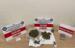 Kütahya’da uyuşturucu operasyonunda 2 tutuklama