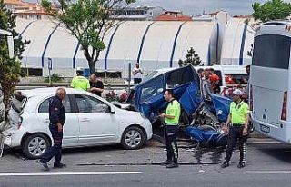 Kütahya’da zincirleme trafik kazası: 3 yaralı