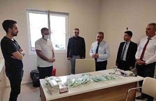 Maden ilçesinde diş protez laboratuvarı açıldı