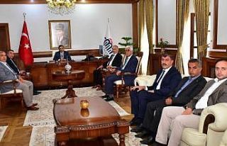 Malatya Ticaret Borsasından Vali Şahin’e ziyaret