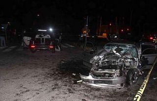 Manisa’da otomobillerin çarpıştığı kazada...