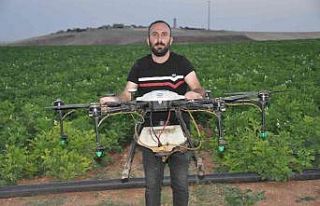 Mardin Ovası’nda 20 bin dönüm arazi dron ile...