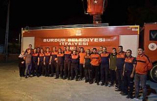 Marmaris yangın ekipleri sevinçle karşılandı