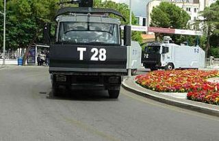 Marmaris yangınında görev alan TOMA’lar uğurlandı