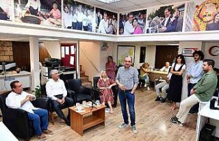 Mersin Büyükşehir Belediyesi basın personeline...