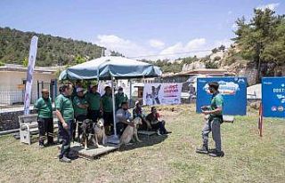 Mersin’de köpek eğitim alanı kuruldu