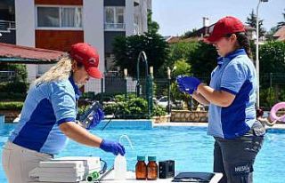 MESKİ, havuz suyu analizlerine devam ediyor