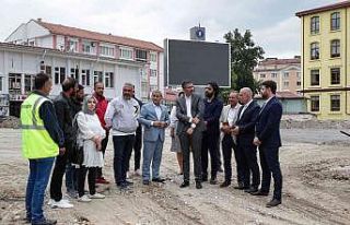 Meydan projesinde çalışmalar hızla devam ediyor