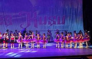 Minik balerinlerinlerden büyük gösteri