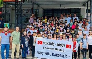 Minik öğrenciler Hayme Ana Türbesi’ni ziyaret...