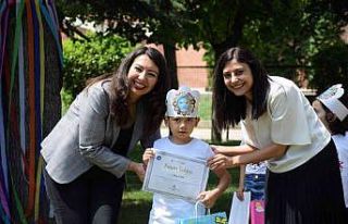 Minik öğrenciler mezun oldu