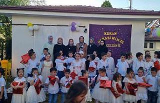 Minik öğrencilerin kapanış programı yapıldı
