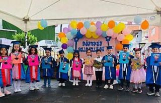 Miniklerin mezuniyet heyecanı