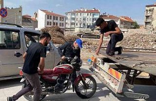 Motosiklet kazalarının arttığı ilçede polis...