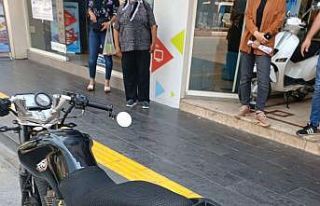 Motosiklet sürücüsü değil, trafik canavarı çıktı