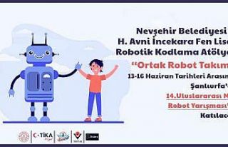 Nevşehir’de kodlanan robotlar, yarışmada hünerlerini...