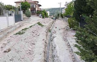 Nevşehir’de mahallelerinde içme suyu ana hattı...