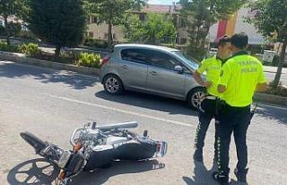 Nevşehir’de motosiklet kazası