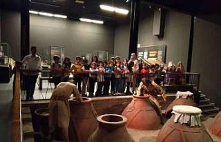 Öğrenciler Van müzesinde