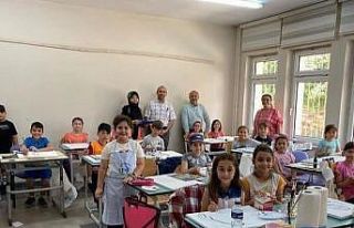 Öğrenciler yaz kurslarına yoğun ilgi gösterdi