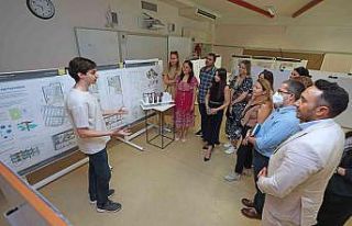 Öğrencilerden toplum merkezi tasarımı