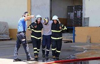 OSB’de yangın tatbikatı